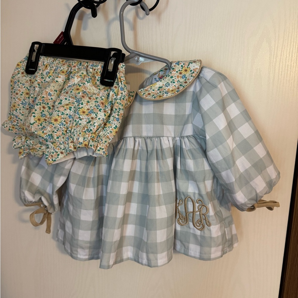 Busy bee smocks Bloomer Set